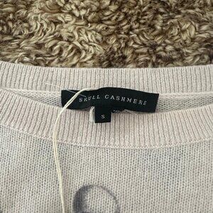Cashmere skull sweater